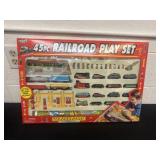 45pc railroad play set die cast metal locomotives