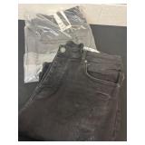 2 new size 40 black jean shorts.