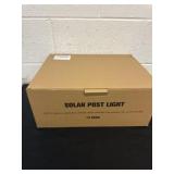New 12 pack solar post lights white