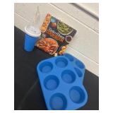 Cook book, silicone trays and  frozen magic cup