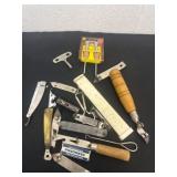 Group of vintage bottle openers