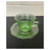 Vintage Uranium cup and saucer set