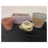 Group of planter pots