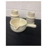 McCoy Pottery mixing bowl or batter pitcher, And