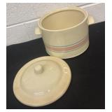 Vintage Blue & Pink Banded McCoy Bean Pot Crock