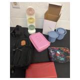 Bags wallet fan and ice molds