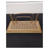 Vintage letter and pen holder desk set