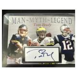 Tom Brady Man Myth Legend facsimile auto