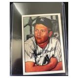 Mickey Mantle 1952 Bowman reprint card