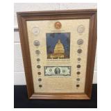 19ï¿½x14.5ï¿½ the president coin collection missing