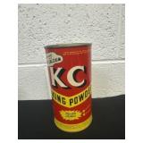 Vintage 8' KC Baking Powder Tin
