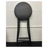 Black Foldable Stool