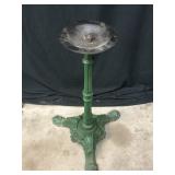 Vintage Cast Iron Green Decorative Base 26in