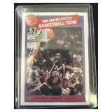 Michael Jordan 1984 USA Olympic rookie promo card