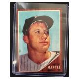 Mickey Mantle 1962 Topps reprint