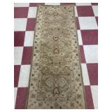 Brown Beige Runner rug 2ï¿½3ï¿½ x6ï¿½