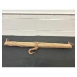 Vintage Wooden Single Tree 39in