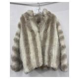 Country Pacer Faux Fur Coat size M