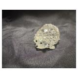 LONGWIN Mini Statues of Glass Hedgehog Crystal