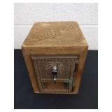 Vintage post office box door bank.