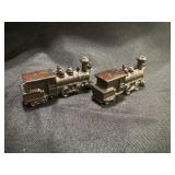 Vintage Metal Ten Wheels Freight Locomotive Salt