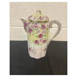 10ï¿½ vintage hand-painted porcelain chocolate or