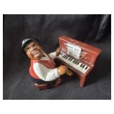Clay Art Ragtime Piano Man Salt and Pepper