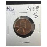 1968-S Penny