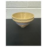 Vintage Yellow Ware Pottery Mixing Bowl McCoy