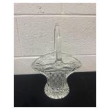 11ï¿½ vintage Princess House crystal basket,
