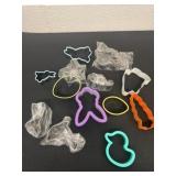 Group of Easter and mermaid cookie cutters