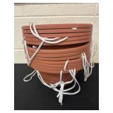 Twelve 11ï¿½x5ï¿½  hanging planters