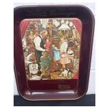 13ï¿½x11ï¿½ Norman Rockwell tray