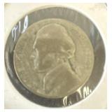 1942-S Silver Jefferson Nickel.