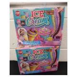 Two packages of ice cream butter slime