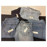 Size 23 20 38 44 and 34 jeans
