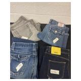 Size 26 and size 27 jeans