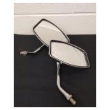 2 MIOX1.25 Metric Honda Motorcycle mirrors.