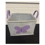 Butterfly felt basket