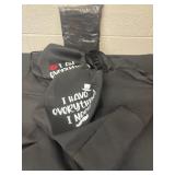 4 aprons one says I am everything, I have