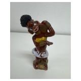 1940S BLACK AFRICAN NATIVE TRIBAL DANCER