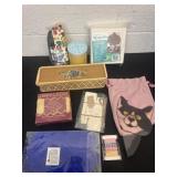 Group of craft items.