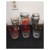 Vintage liquor mixer glasses