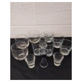 Rocks and shot glasses