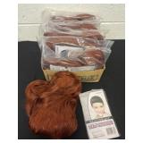 9 new red wigs