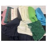 Group of fabric pieces