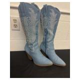 Size 8 rhinestone boots