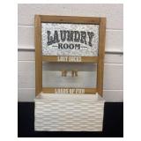 25ï¿½x15ï¿½ laundry room lost socks sign
