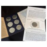 6 bicentennial birthday dollar collection and