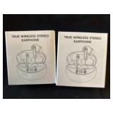2 new true wireless stereo earphone